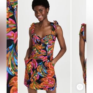 Colorful Abstract Mini Dress